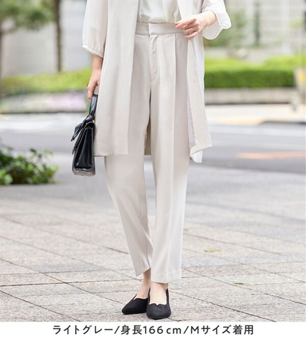 Viola e Viola（ヴィオラ エ ヴィオラ）の「美ラインを叶える！ロングベストセットアップ（パンツスーツ）」｜詳細画像