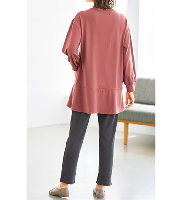 BELLUNA（ベルーナ）の「＜ＥＬＬＥ　Ａｃｔｉｖｅ＞なめらか裏起毛セットアップ（セットアップ）」｜詳細画像