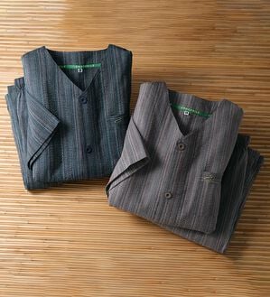 「＜クロコダイル＞寝ても起きても着ていたい「ぱじゃ兵衛」（メンズルームウェア）」｜詳細画像