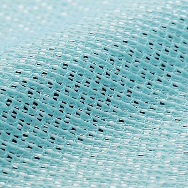 「一年中お役立ちエコレースカーテン「エコファイン」ブルー（レースカーテン）」｜詳細画像