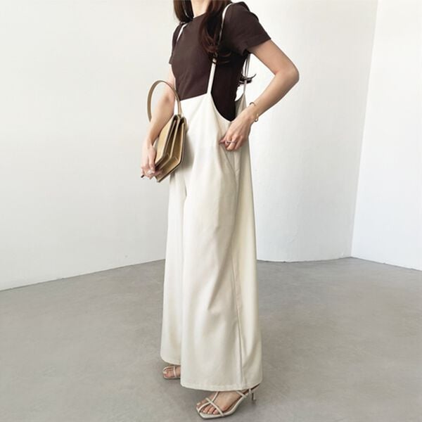 GeeRA（ジーラ）の「サロペットワイドパンツ（オールインワン）」｜詳細画像