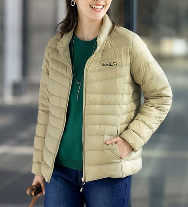 ルフラン（ルフラン）の「【ＡＰ】軽量ダウンジャケット（その他ジャケット）」｜ベージュ