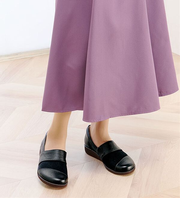 ルフラン（ルフラン）の「メディフィット５Ｅストレッチ切り替えスリッポン（スリッポン）」｜詳細画像