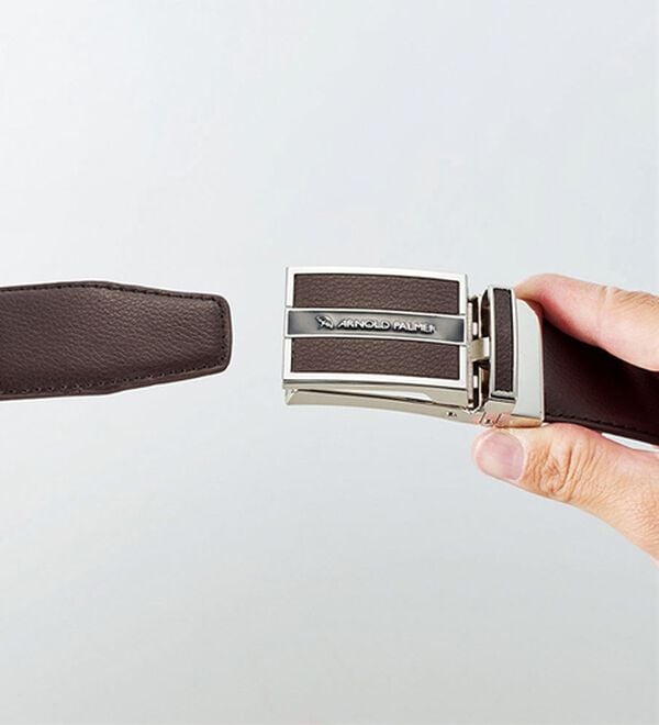 「【３本組】＜アーノルド・パーマー＞着脱らくらくロングベルト（メンズベルト）」｜詳細画像
