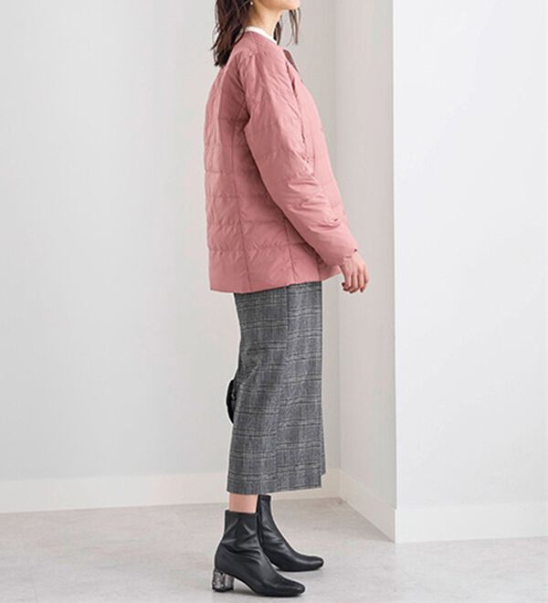 BELLUNA（ベルーナ）の「サマ見え（スーパーウォーム）ウール調センタープレスクロップドパンツ（クロップドパンツ）」｜詳細画像