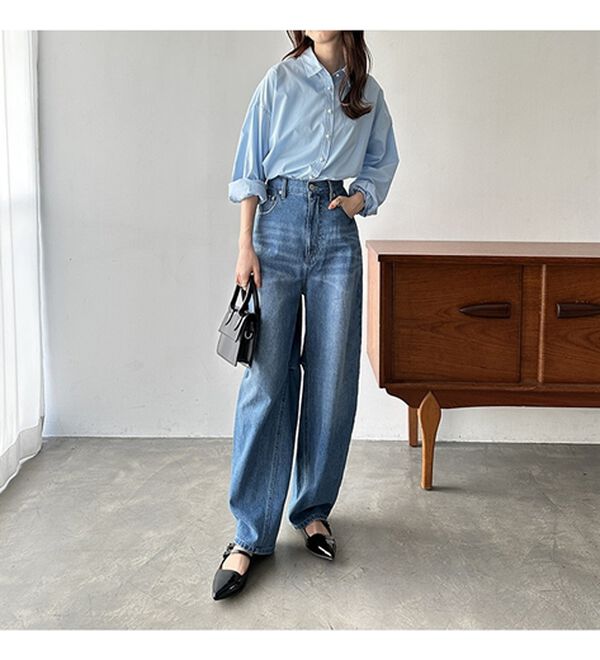 GeeRA（ジーラ）の「美脚魅せカーブデニム（フルレングスパンツ）」｜詳細画像