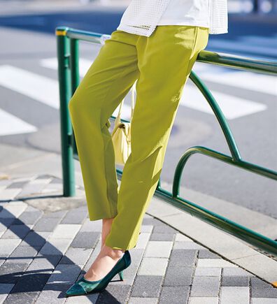 RANAN（ラナン）の「リラックスタックテーパードパンツ（フルレングスパンツ）」