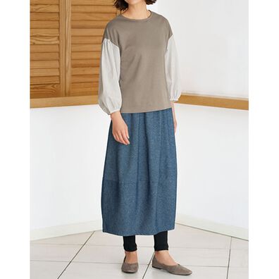 BELLUNA（ベルーナ）の「大人のボリューム袖ブラウス（ブラウス）」