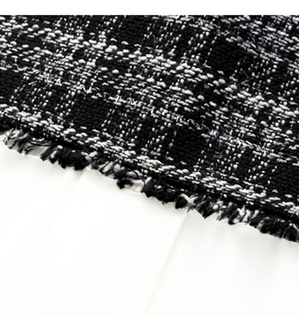 RANAN（ラナン）の「ツイード切替シャツブラウス（ブラウス）」｜詳細画像