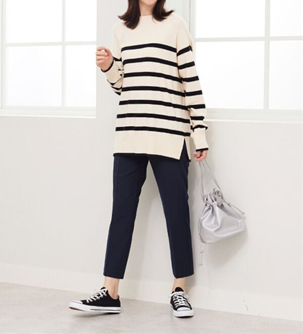 BELLUNA（ベルーナ）の「サマ見え！美脚テーパードパンツ（テーパードパンツ）」｜詳細画像