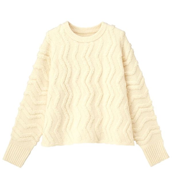 RANAN（ラナン）の「ショート丈ループニットプルオーバー（ニット・セーター）」｜詳細画像