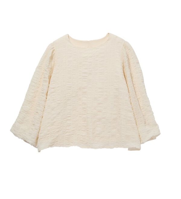 GeeRA（ジーラ）の「ワッシャー素材バルーン袖ブラウス（ブラウス）」｜詳細画像