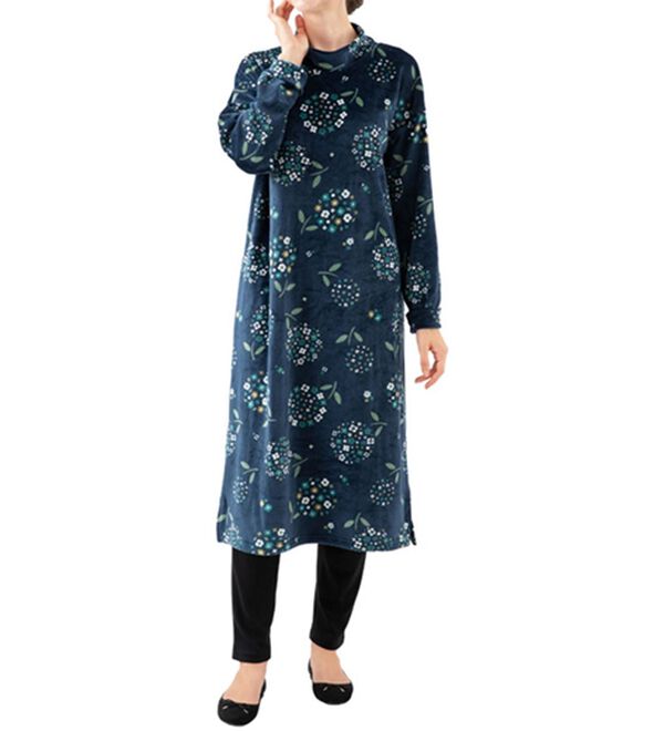 「【３点セット】ふわふわストレッチ！フリースルームウエア（パジャマ・ルームウェア）」｜詳細画像