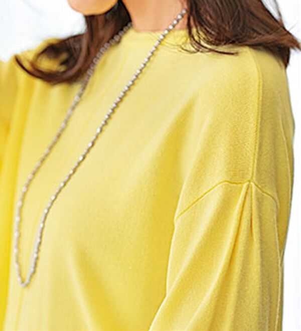 BELLUNA（ベルーナ）の「ふんわりカシミヤタッチニットプルオーバー（ニット・セーター）」｜詳細画像