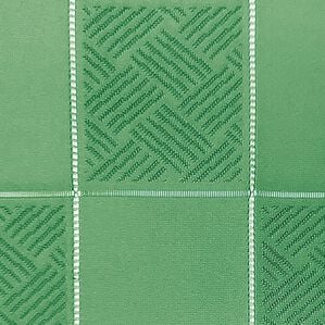 「ＮＥＷ長さ調節できるサッとパタパタ間仕切りカーテン（のれん・間仕切り・カフェカーテン）」｜市松柄グリーン