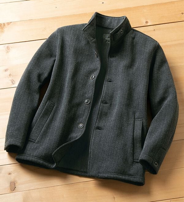 「気軽に羽織れるイタリアンカラージャケット（メンズジャケット）」｜詳細画像