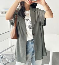 GeeRA（ジーラ）の「シャツ感覚で着られるメッシュジャケット（テーラードジャケット）」