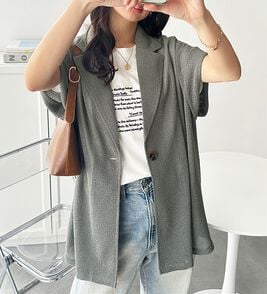 GeeRA（ジーラ）の「シャツ感覚で着られるメッシュジャケット（テーラードジャケット）」