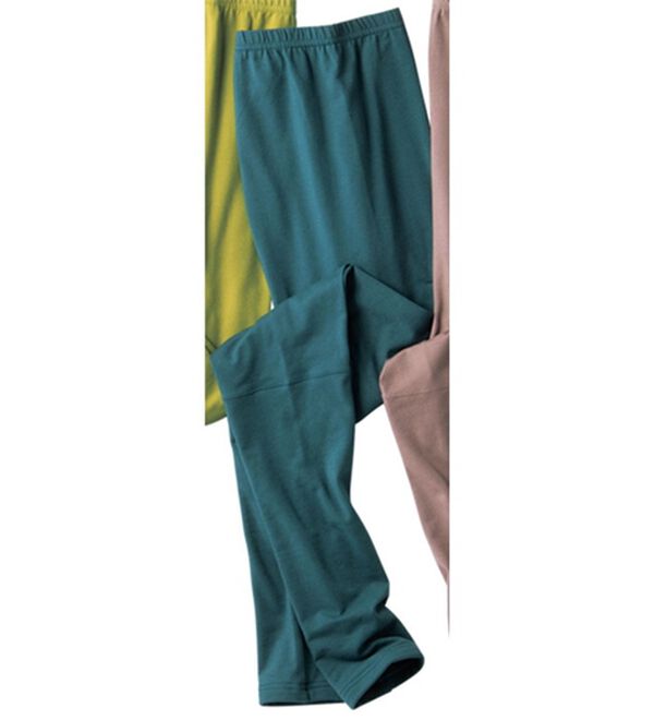 「こっそり足首あたためボトム（肌着・インナーウェア）」｜ターコイズ