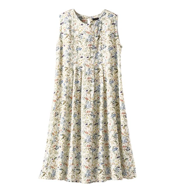 BELLUNA（ベルーナ）の「【ひんやり接触冷感】レーヨン素材ノースリーブワンピ－ス（その他ワンピース）」｜詳細画像