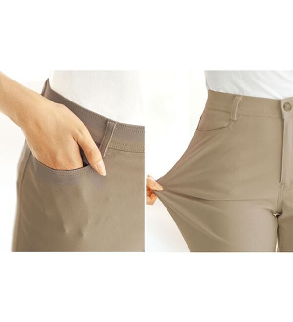 BELLUNA（ベルーナ）の「＜ベルクリーン＞抗菌防臭冷感ストレッチ美脚パンツ（フルレングスパンツ）」｜詳細画像