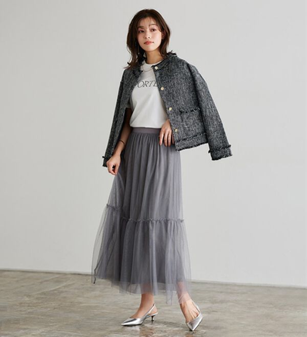 Pierrot（ピエロ）の「【イージーケア】選べるロゴＴシャツ（Tシャツ）」｜詳細画像