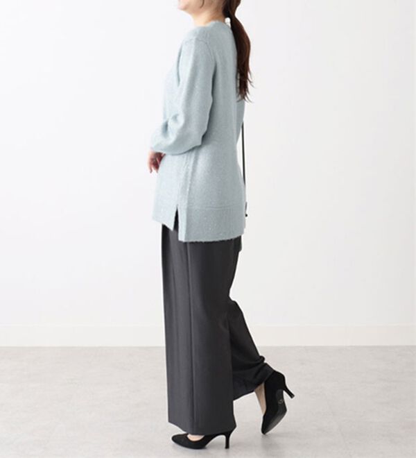 BELLUNA（ベルーナ）の「スパンコール使いラメニットプルオーバー（ニット・セーター）」｜詳細画像