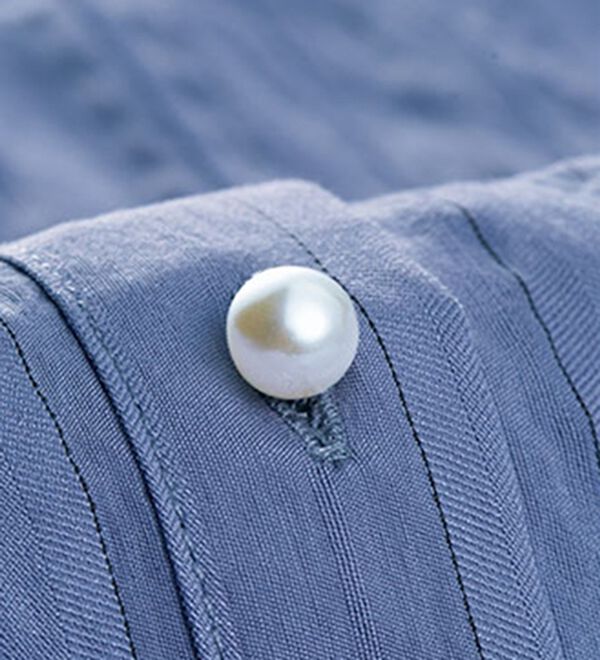 BELLUNA（ベルーナ）の「ドビーストライプ素材タック使いチュニック（チュニック）」｜詳細画像