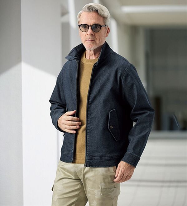 「デニムスイングトップ（メンズブルゾン）」｜詳細画像