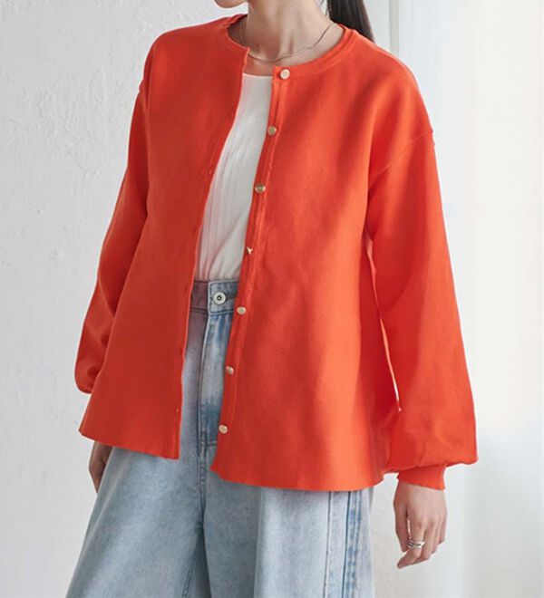 RANAN（ラナン）の「ペプラムチュニックカーデ（ニットカーディガン）」｜詳細画像