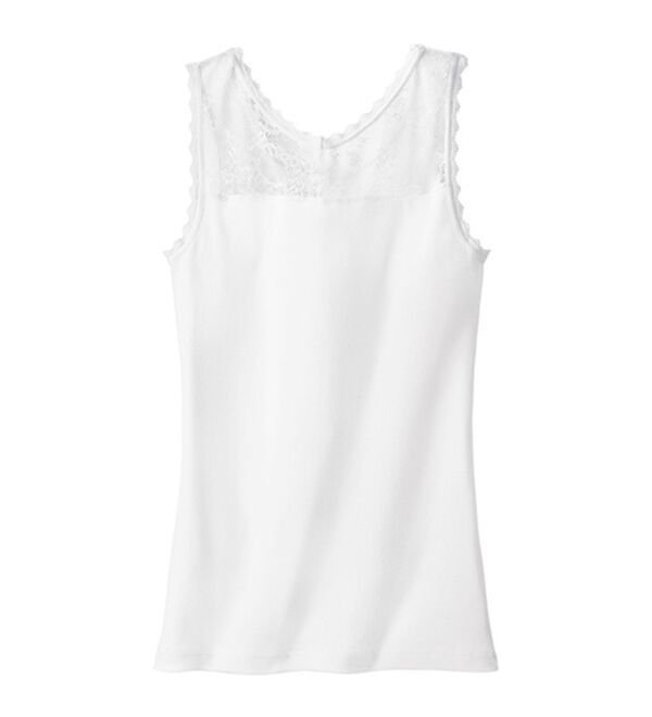 「【３色組】レースがお洒落な２ＷＡＹタンク（肌着・インナーウェア）」｜詳細画像