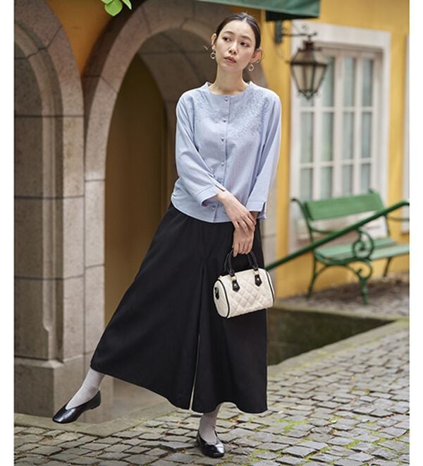 BELLUNA（ベルーナ）の「【ムーミン】ポケットデザインゆったりパンツ（フルレングスパンツ）」｜詳細画像