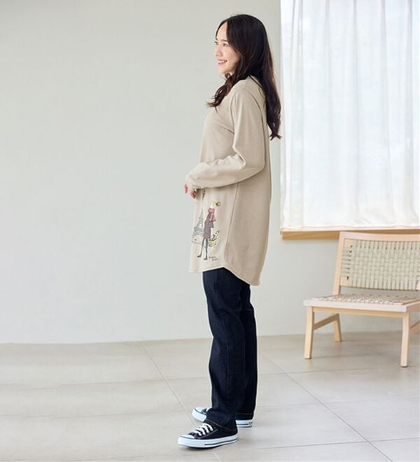 BELLUNA（ベルーナ）の「【メルティポンチ】プリントチュニック（チュニック）」｜詳細画像