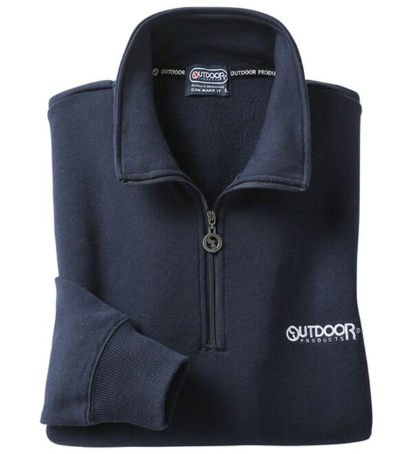 「＜アウトドアプロダクツ＞ブランドデザインハーフジップ・カーゴパンツ（メンズトレーナー）」｜詳細画像