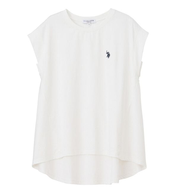 GeeRA（ジーラ）の「【ＵＳ．ＰＯＬＯ．ＡＳＳＮ】接触冷感フレンチスリーブＴシャツ（Tシャツ）」｜詳細画像