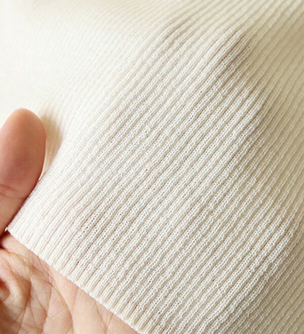 Pierrot（ピエロ）の「【接触冷感】配色デザインフレアニット（ニット・セーター）」｜詳細画像