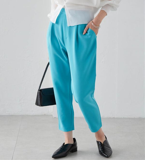 RANAN（ラナン）の「美脚シルエットクロップドパンツ（フルレングスパンツ）」｜詳細画像