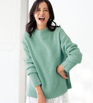 BELLUNA（ベルーナ）の「ふんわり！ウール入りゆったりドルマンニット（ニット・セーター）」｜詳細画像