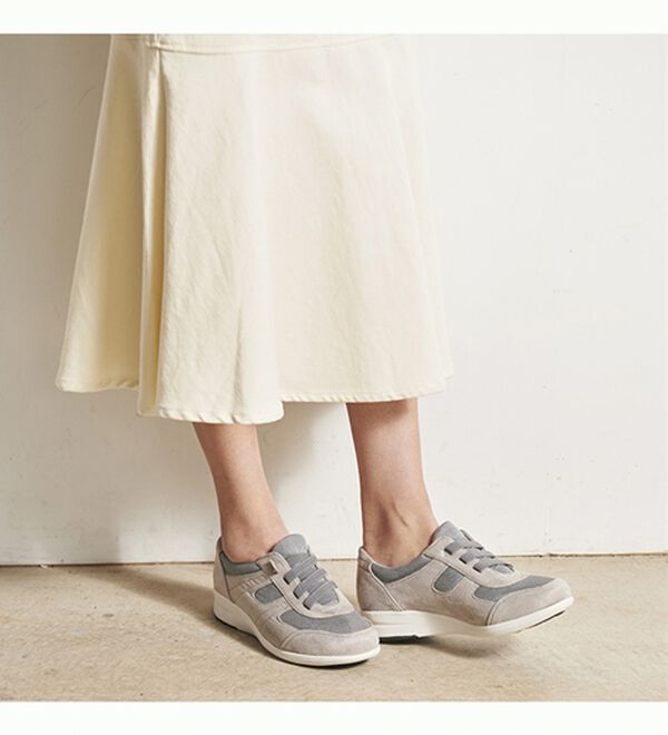 ルフラン（ルフラン）の「あとりえＯＫＡＤＡ　５Ｅ軽量甲ゴムスニーカー（スニーカー）」｜詳細画像