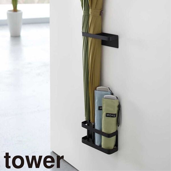 iellio（イエリオ）の「タワー　マグネットアンブレラスタンド＜ｔｏｗｅｒ山崎実業＞（小物・小型収納）」｜詳細画像