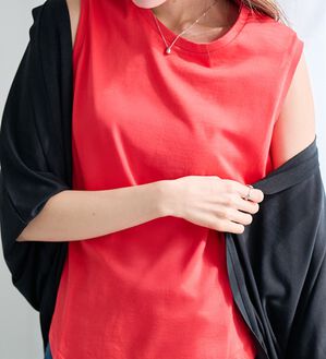 RANAN（ラナン）の「＜BC＞綿100％ひんやりタンクトップ（カットソー）」｜詳細画像