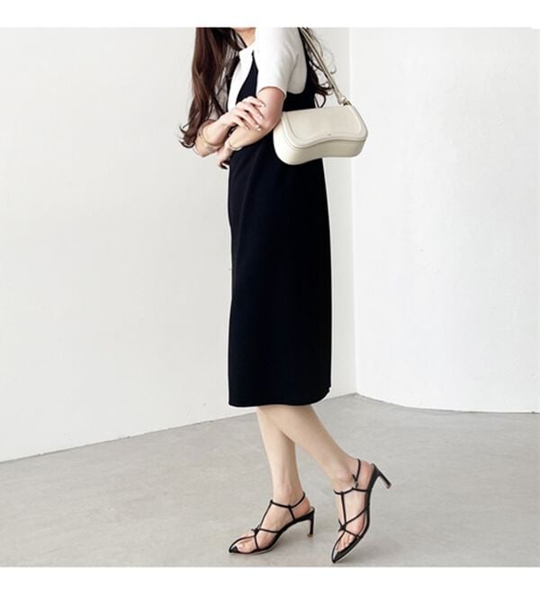GeeRA（ジーラ）の「【選べる2丈】上品ジャンパースカート（ジャンパースカート）」｜詳細画像