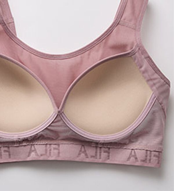 LAVIENNE（ラヴィエンヌ）の「＜ＦＩＬＡ＞メッシュ素材ハーフトップブラ（ブラジャー）」｜詳細画像