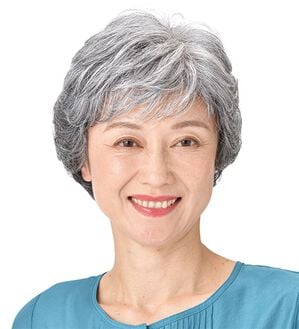 「帽子感覚らくセットウィッグ（グレイス）（ウィッグ・ヘアピース・エクステ）」｜白髪80％入り