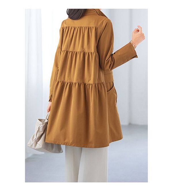 ルフラン（ルフラン）の「バックティアードフレアコート＜カルージュ＞（ロングコート）」｜詳細画像