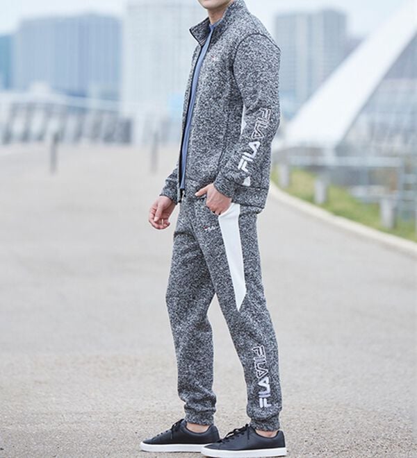 「＜フィラ＞ニットフリースアクティブスーツ（メンズルームウェア）」｜詳細画像