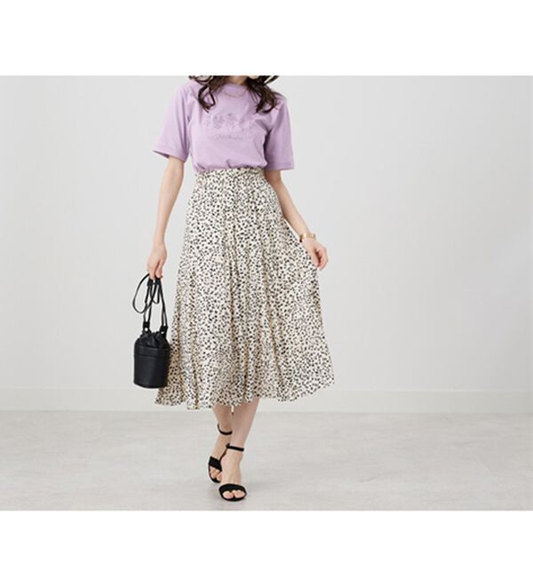 BELLUNA（ベルーナ）の「ヒンヤリ！着映えプリントプルオーバー（カットソー）」｜詳細画像