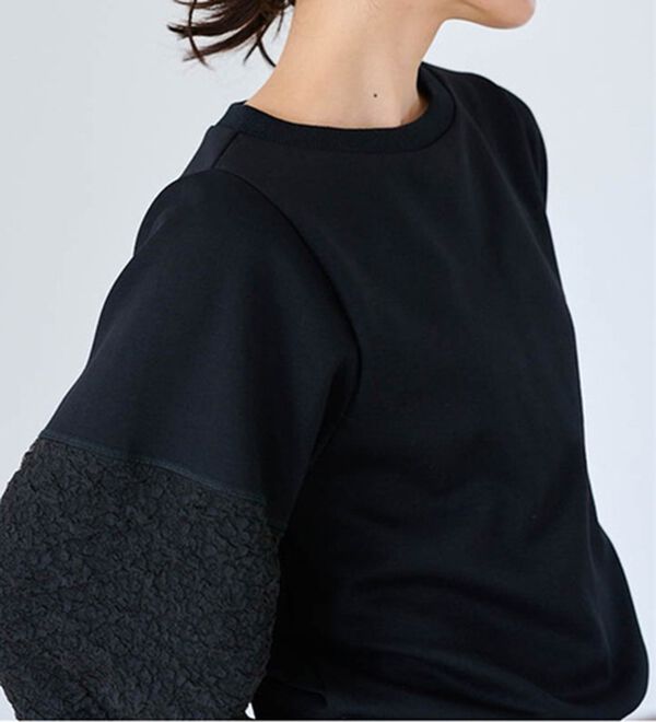 機能付！袖異素材ダンボールスウェット - ベルーナ【公式】 