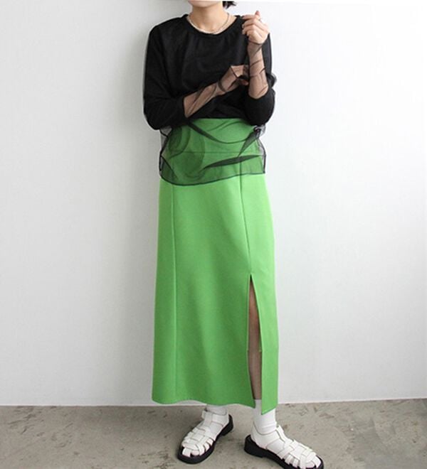 GeeRA（ジーラ）の「シアーレイヤード風カットソー（カットソー）」｜詳細画像