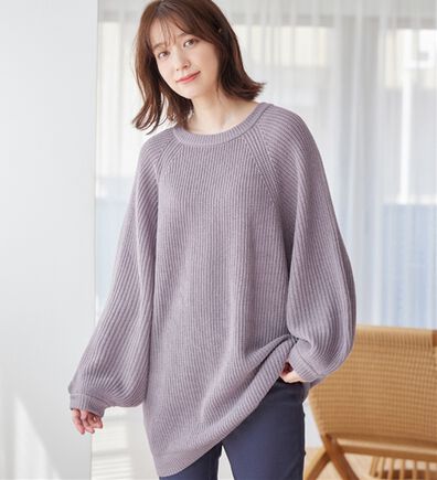 Viola e Viola（ヴィオラ エ ヴィオラ）の「バルーン袖ゆるニット（ニット・セーター）」